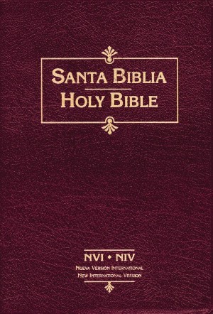 Biblia bilingüe. Piel especial. Rojo. Índice - NVI/NIV