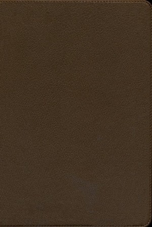 Biblia grande. Letra gigante. Colección Premier. Piel genuina de cabra. Café - RVR60