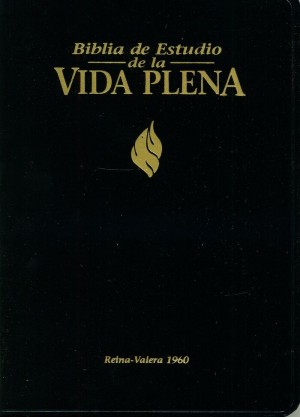 Biblia de estudio vida plena. Piel esp. Negro DCI - RVR60