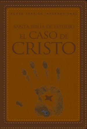 Biblia de estudio el caso de Cristo. 2 tonos. Marrón - NVI