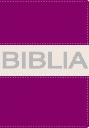 Biblia ultrafina. Compacta. Contempo. 2 tonos. Morado/gris - NVI