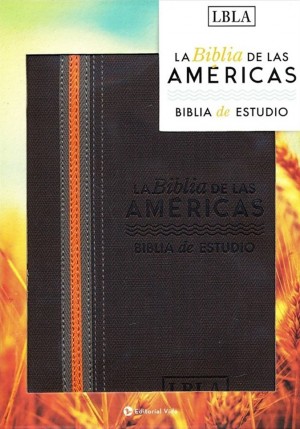 Biblia de estudio. 2 tonos. Marrón - LBLA