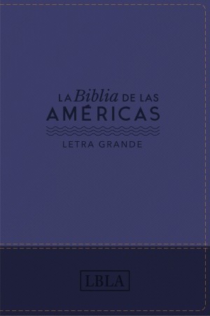 Biblia manual. Letra grande. 2 tonos. Violeta - LBLA