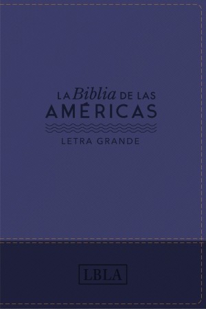 Biblia manual. Letra grande. 2 tonos. Violeta - LBLA