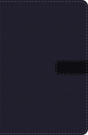 Biblia compacta. Ultrafina. 2 tonos. Negro. Cremallera - LBLA