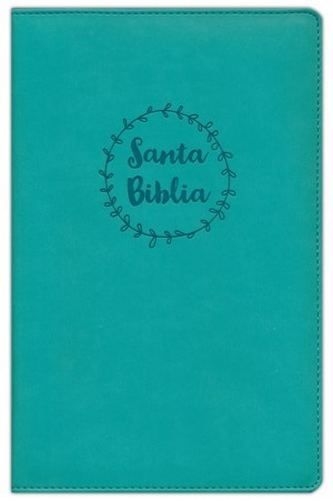 Biblia de premio y regalo. Imitación piel. Turquesa. Cremallera - NVI