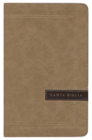 Biblia manual. Letra grande. Ultrafina. 2 tonos. Beige - NBLA