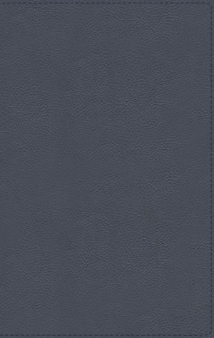 Biblia MacArthur. Piel genuína de búfalo. Azul pizarra - NBLA