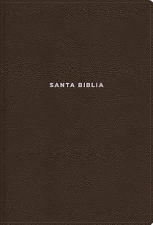 Biblia de estudio NVI. Letra grande. Imitación piel. Café. Índice - NVI, 2022