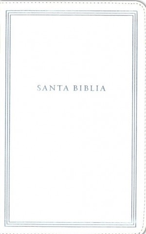 Biblia manual. Letra grande. Ultrafina. Imitación piel. Blanco - RVR60