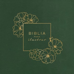 Biblia para ilustrar. Imitación piel. Verde. Espiral - RVR60