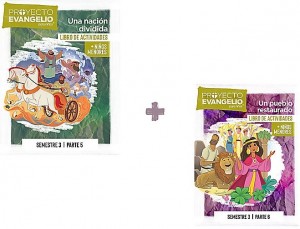 Proyecto Evangelio para niños, El. Libro de actividades. Niños menores. Semestre 3