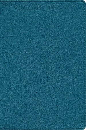 Biblia grande. Colección Deluxe. Letra grande. Piel genuina. Verde turquesa - RVR60