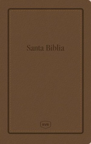 Biblia manual. Letra grande. Imitación piel. Marrón - RVR77