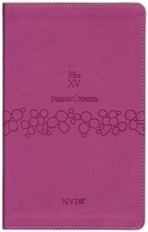 Biblia Precious moments. Mis quince. 2 tonos. Rosa - NVI