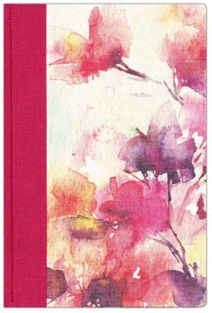 Biblia de estudio para la mujer. Tapa dura entelada. Fucsia/floral - NVI