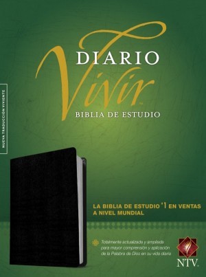 Biblia de estudio del diario vivir. Piel especial. Negro - NTV