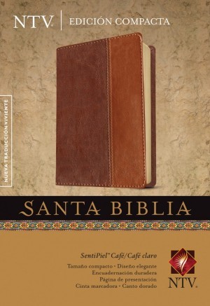 Biblia compacta. 2 tonos. Marrón - NTV