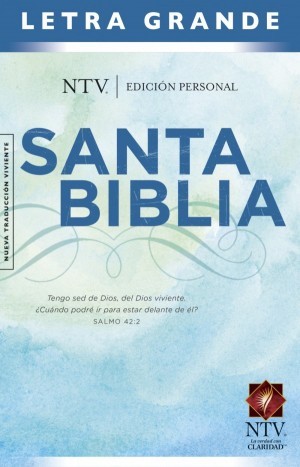 Biblia edición personal. Letra grande. Tapa dura - NTV