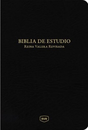Biblia de estudio RVR. Piel especial. Negro - RVR77