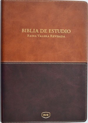 Biblia de estudio RVR. 2 tonos. Marrón - RVR77