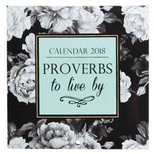 Calendario 2018 Proverbs to live by