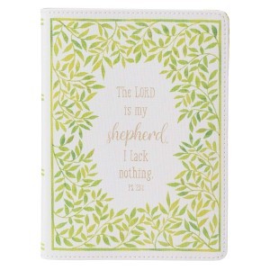 Diario Salmo 23:1. 2 tonos. Hojas verdes