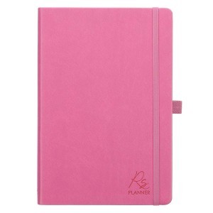 Agenda perpetua Strauss. Imitación piel. Rosa (inglés)