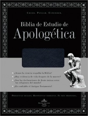 Biblia de estudio apologética. Piel especial. Negro. Índice - RVR60
