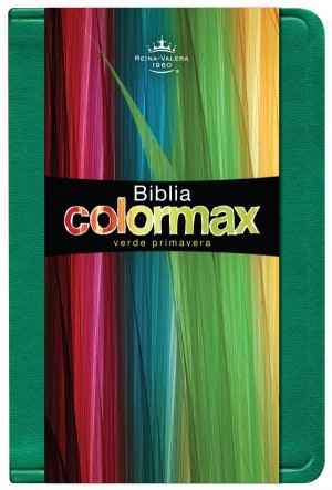 RVR 1960 Biblia Colormax, verde primavera imitación piel