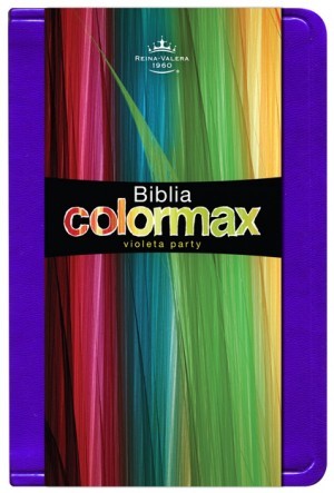 RVR 1960 Biblia Colormax, partido violeta imitación piel