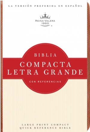 Biblia compacta referencias. Letra grande. Imitación piel. Topacio - RVR60