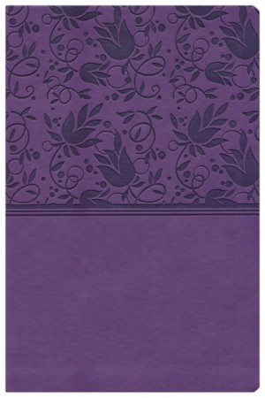 Biblia manual. Letra grande. 2 tonos. Violeta - KJV (inglés)