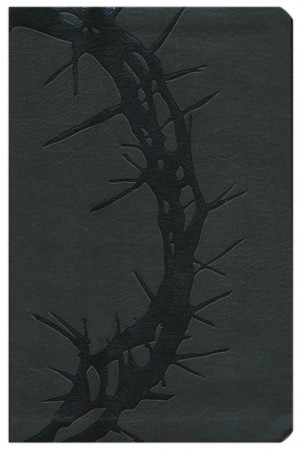 Biblia manual. Letra grande. 2 tonos. Carbón - KJV (inglés)