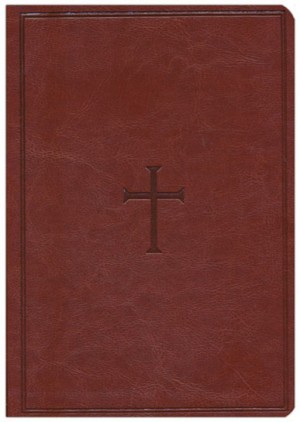 Biblia manual. Letra grande. 2 tonos. Marrón. Índice - KJV (inglés)