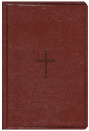 Biblia manual. Letra grande. 2 tonos. Marrón - KJV (inglés)