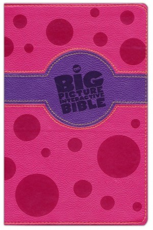 Biblia de estudio para niños The big picture interactive. 2 tonos. Rosa/violeta. Lunares - NKJV (inglés)
