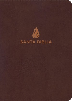 Biblia súper grande. Letra súper gigante. Piel especial. Marrón - RVR60