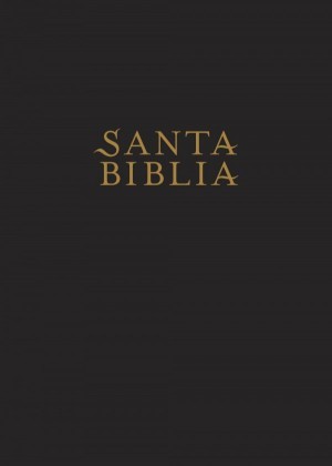 Biblia edición súper gigante. Letra súper gigante. Imitación piel. Negro. Índice - NTV