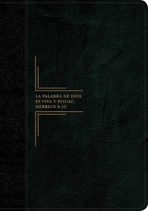 Biblia del diario vivir. Letra grande. 2 tonos. Negro - RVR60