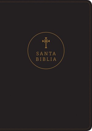 Biblia grande. Letra grande. Ultrafina. Imitación piel. Negro - RVR60