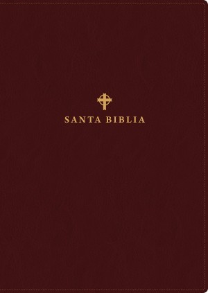 Biblia grande. Letra grande. Ultrafina. Imitación piel. Rojizo. Índice - NTV