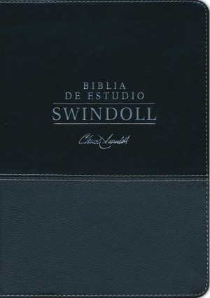 Biblia de estudio Swindoll. 2 tonos. Negro. Índice - NTV