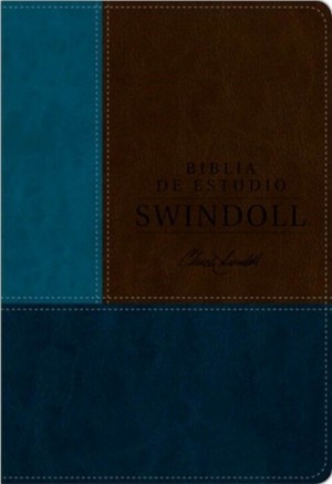 Biblia de estudio Swindoll. 2 tonos. Azul/marrón. Índice - NTV