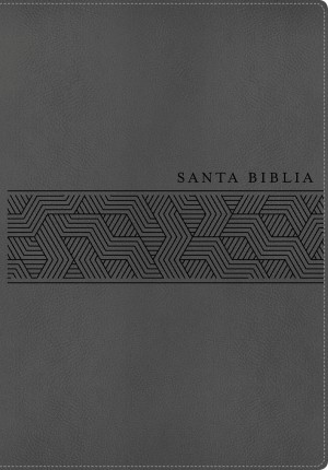 Biblia manual. Letra gigante. 2 tonos. Gris - NTV