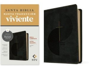 Biblia compacta. Letra gigante. Imitación piel. Gris - NTV