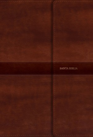 Biblia grande. Letra gigante. 2 tonos. Marrón. Broche. Índice - RVR60