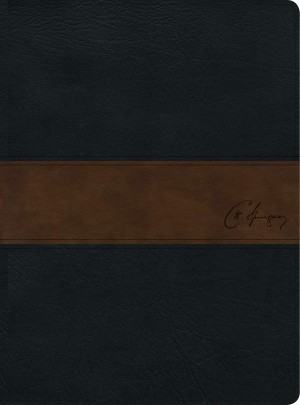 Biblia de estudio Spurgeon. 2 tonos. Marrón/negro - RVR60