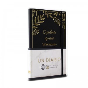 Diario Quédense quietos. 2 tonos. Negro