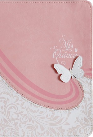 Biblia Mis quince. 2 tonos. Rosa/blanco - RVR60